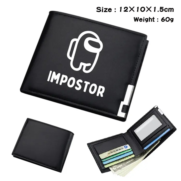 Wallet for men and women, polyurethane short card holder — chobi 1