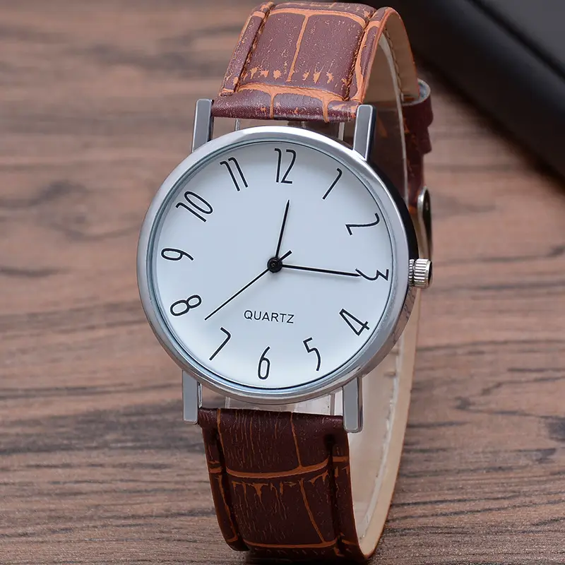 Men's quartz watch, glossy strap — chobi 8