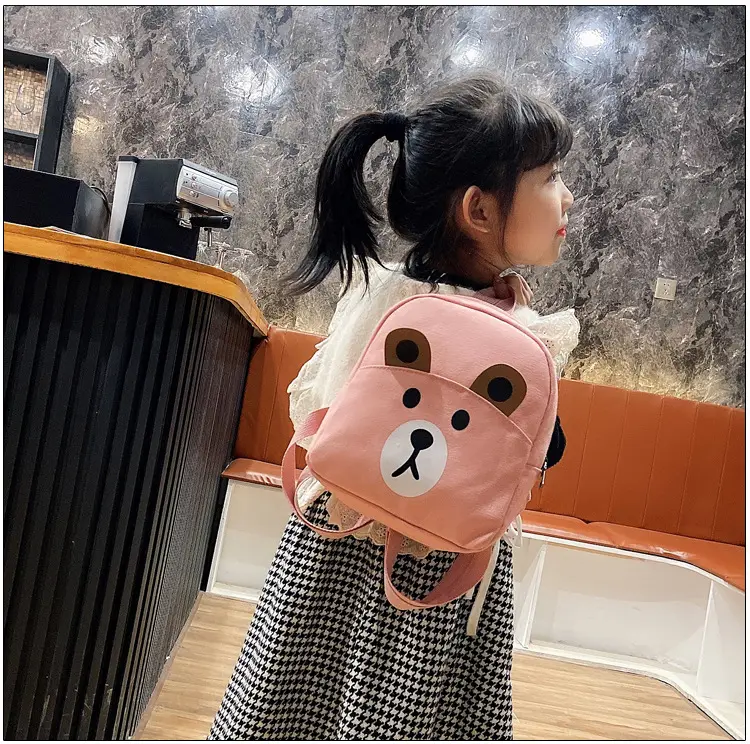 (Wholesale), cartoon hairpins, school bag for early age for men and women girl's, cute children's backpack, 2-5 years, early education — chobi 15