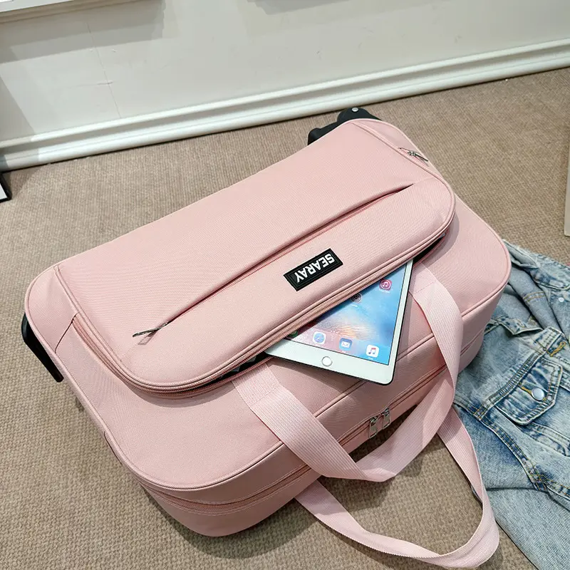 Suitcase, handheld capacious foldable travel bag for men and women — chobi 20