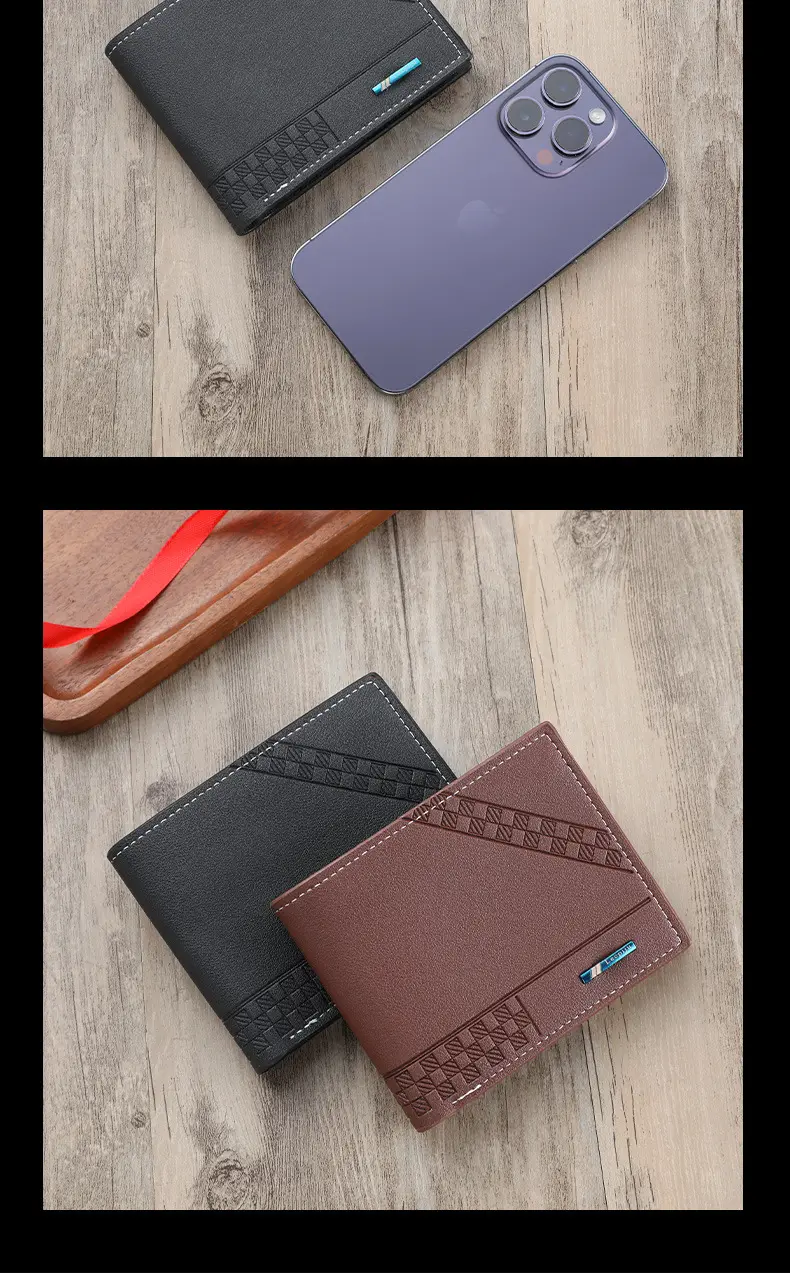Men's retro fashionable capacious wallet — chobi 12