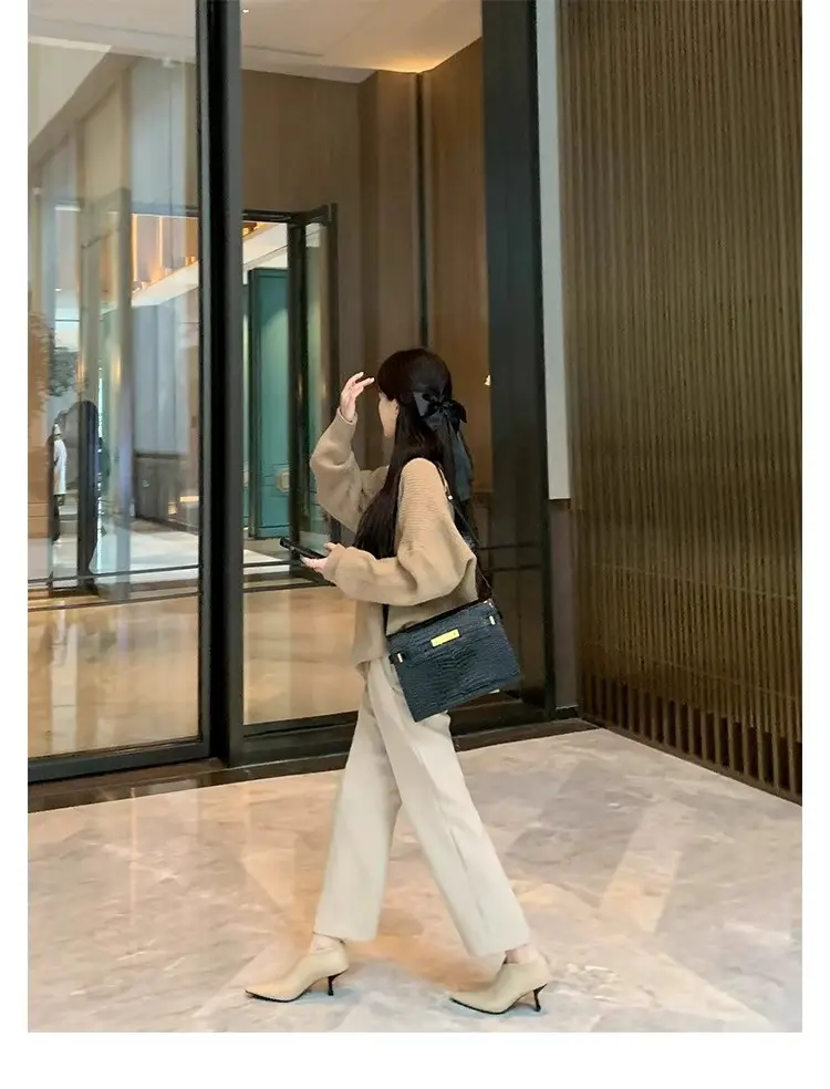 Elegant high heels pointed-toe stiletto heels, universal demi-season low boots, (Physicals), french style — chobi 32
