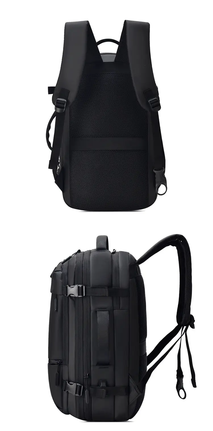 Men's backpack, capacious laptop, travel bag, shoulder bag, business version, 17 inch — chobi 4