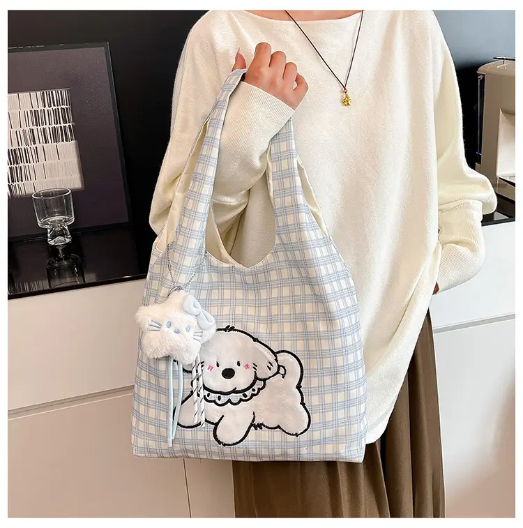 Cute cartoon universal shoulder bag to go out, one-shoulder bag — chobi 13