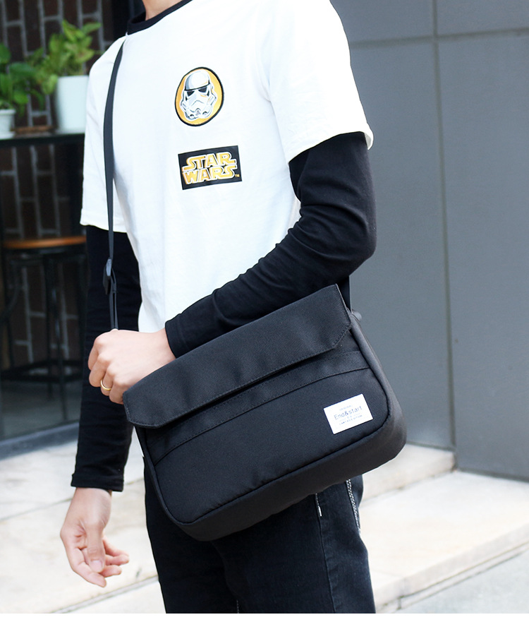 Shoulder bag, men's backpack, sports one-shoulder bag for leisure, Korean style — chobi 9