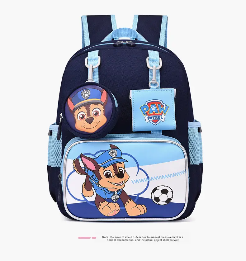 School bag for kindergarten, cartoon backpack for students, purse, card holder, pony, Spiderman — chobi 27