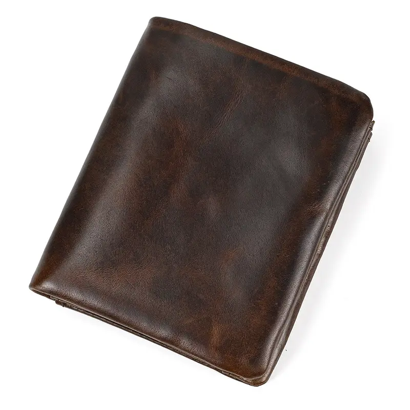 Retro leather wallet for leisure, Amazon, genuine leather — chobi 12