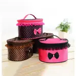 Korean style casual bag letter jacquard cosmetic bag horizontal style square hand cosmetic bag toiletry bag for women — chobi 22
