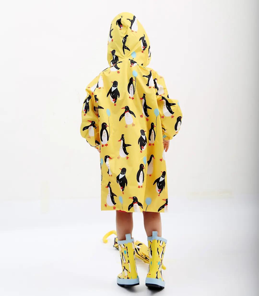 Promotion Cross -border INS Explosion Penguin Sky Horse Leopard Rain Rain Boots Rubber Waterproof ENBIHOUSE Children's Rain Shoes — chobi 10