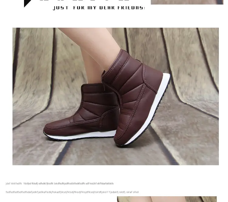 Warm home cotton shoes for the elderly in winter, warm for middle-aged and young people, short-tube zippers for men and women, easy to put on and take — chobi 11