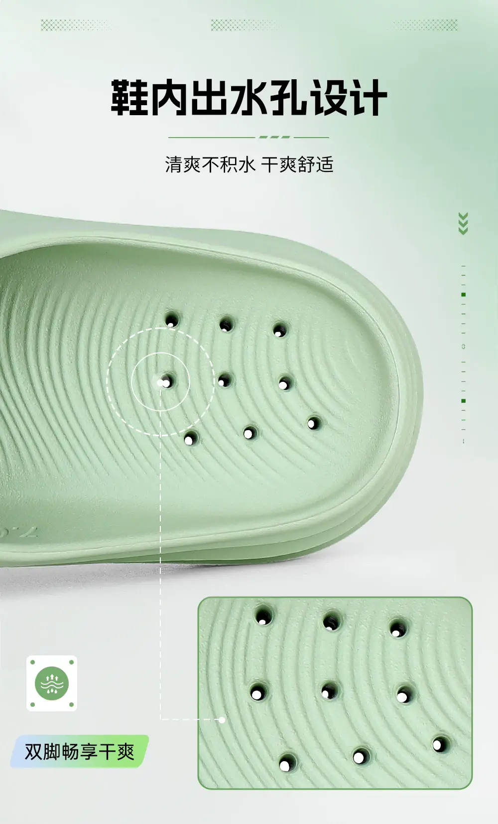 Li Ning, sports slippers for swimming for men and women, summer men's slippers platform, breathable sandals, Collection Year 2026 — chobi 5