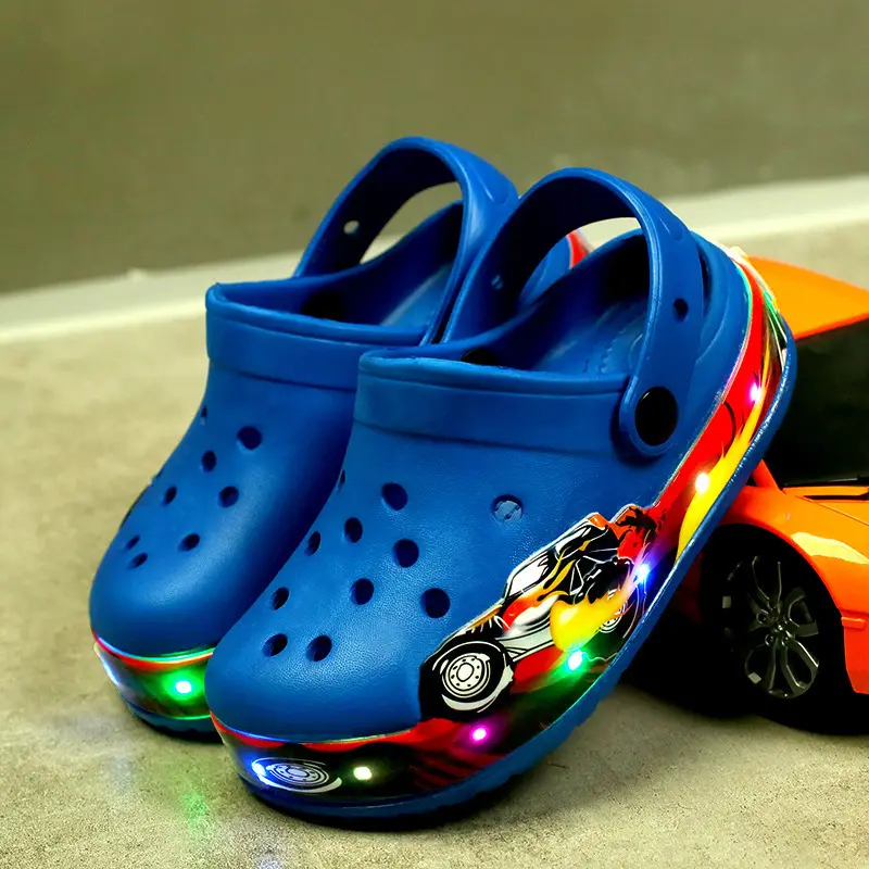 (Cross-border trading), (Wholesale), children's summer Crocs-style slippers, sandals, beach footwear — chobi 13