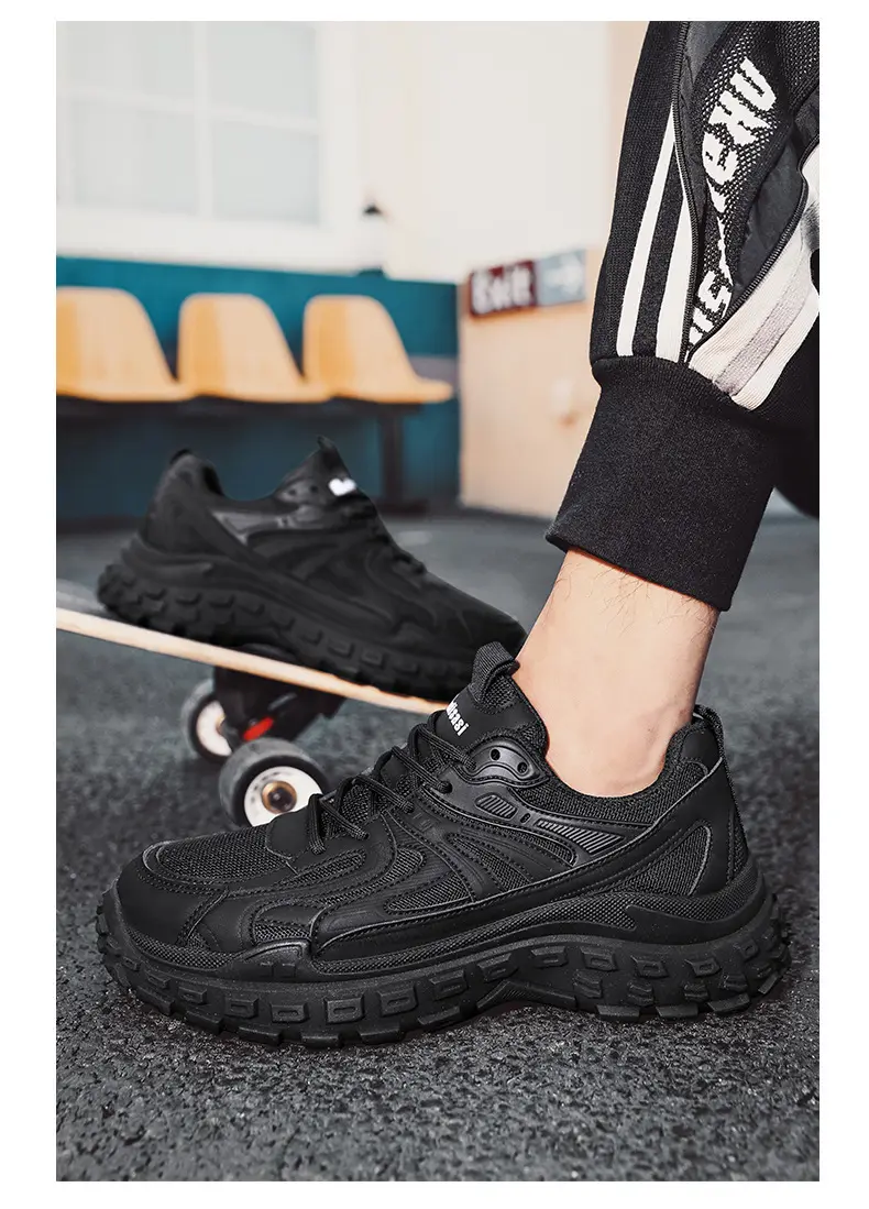 (Cross-border trading), autumn breathable wear-resistant casual footwear, tires, sports running sneakers, autumn season 2025 — chobi 12