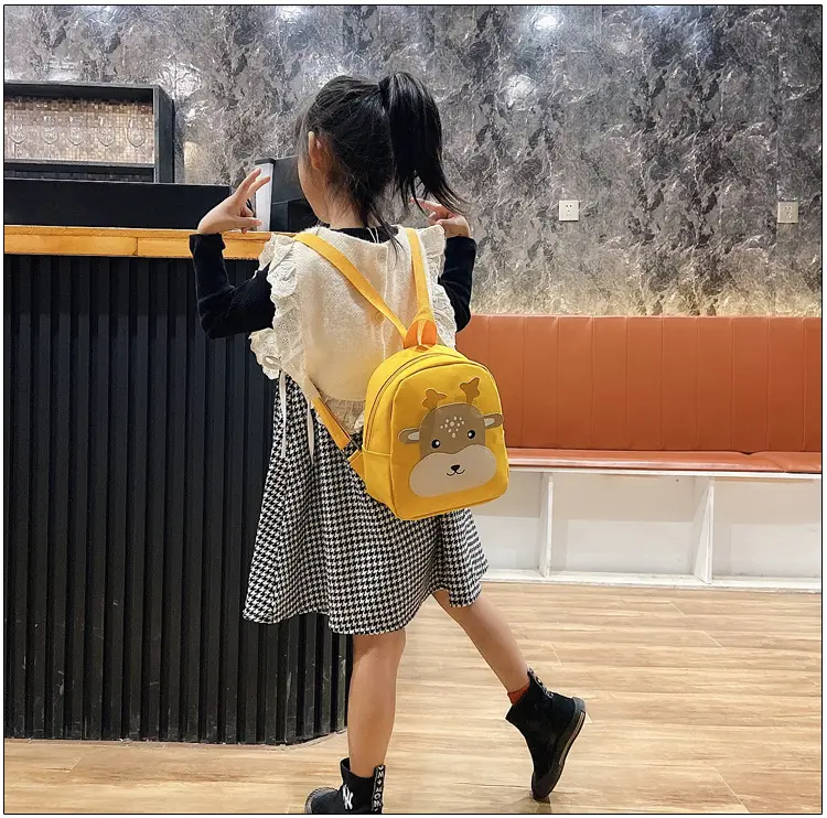 (Wholesale), cartoon hairpins, school bag for early age for men and women girl's, cute children's backpack, 2-5 years, early education — chobi 12