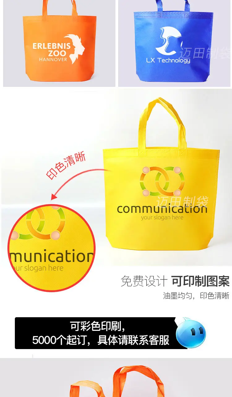 Random samples of ready-made non-woven bags. Advertising shopping clothing bags without sides and bottoms. Customized gift handbags. — chobi 5