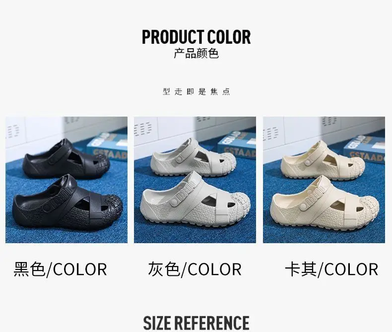 Sandals, non-slip slippers, beach sneakers, beach footwear, Collection Year 2026, suitable for outdoor wear, closed toe — chobi 4