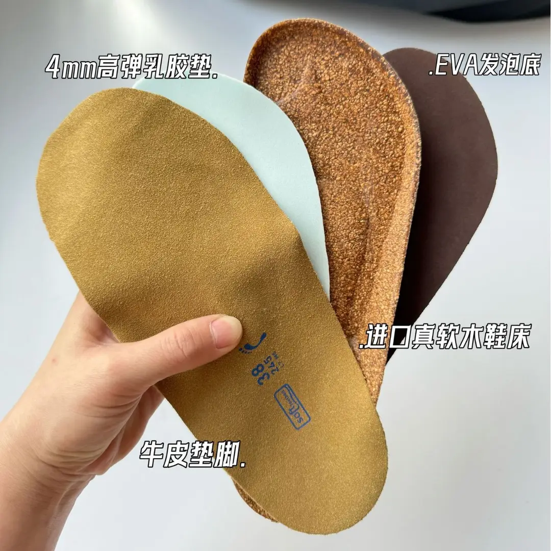 Sandals platform, slippers, suitable for spring and autumn, closed toe, genuine leather, suitable for outdoor wear — chobi 12