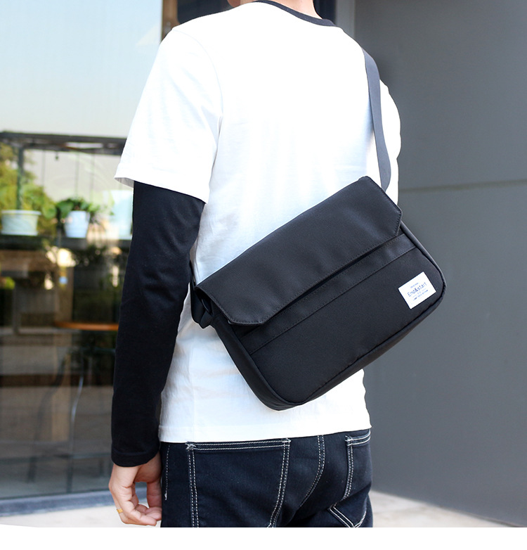 Shoulder bag, men's backpack, sports one-shoulder bag for leisure, Korean style — chobi 8