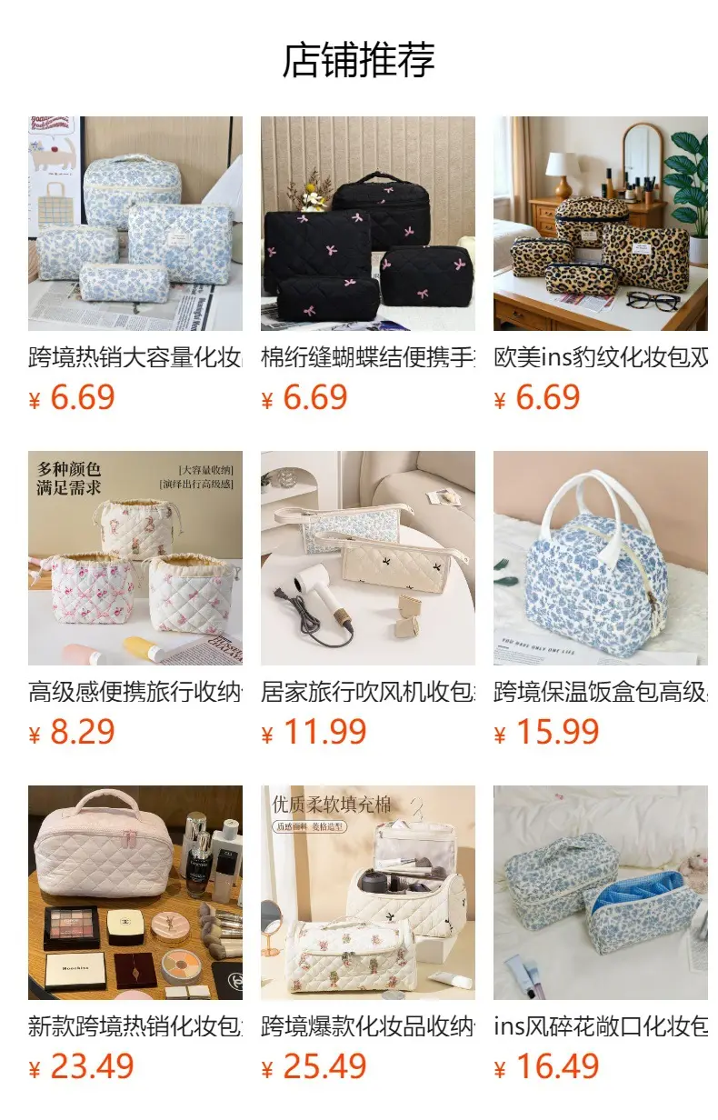 (Cross-border trading), capacious handheld cosmetic bag, organizer bag to go out for traveling — chobi 14