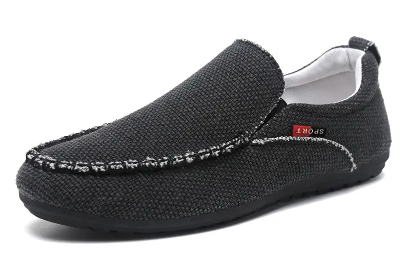 Breathable shoes, men's espadrilles, casual footwear, loafers, non-slip sole, easy to put on, plus size — chobi 23