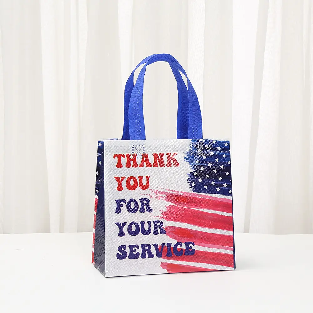 Three dimensional waterproof bag, pack, linen bag non-woven cloth, shopping bag, USA, Birthday gift — chobi 5