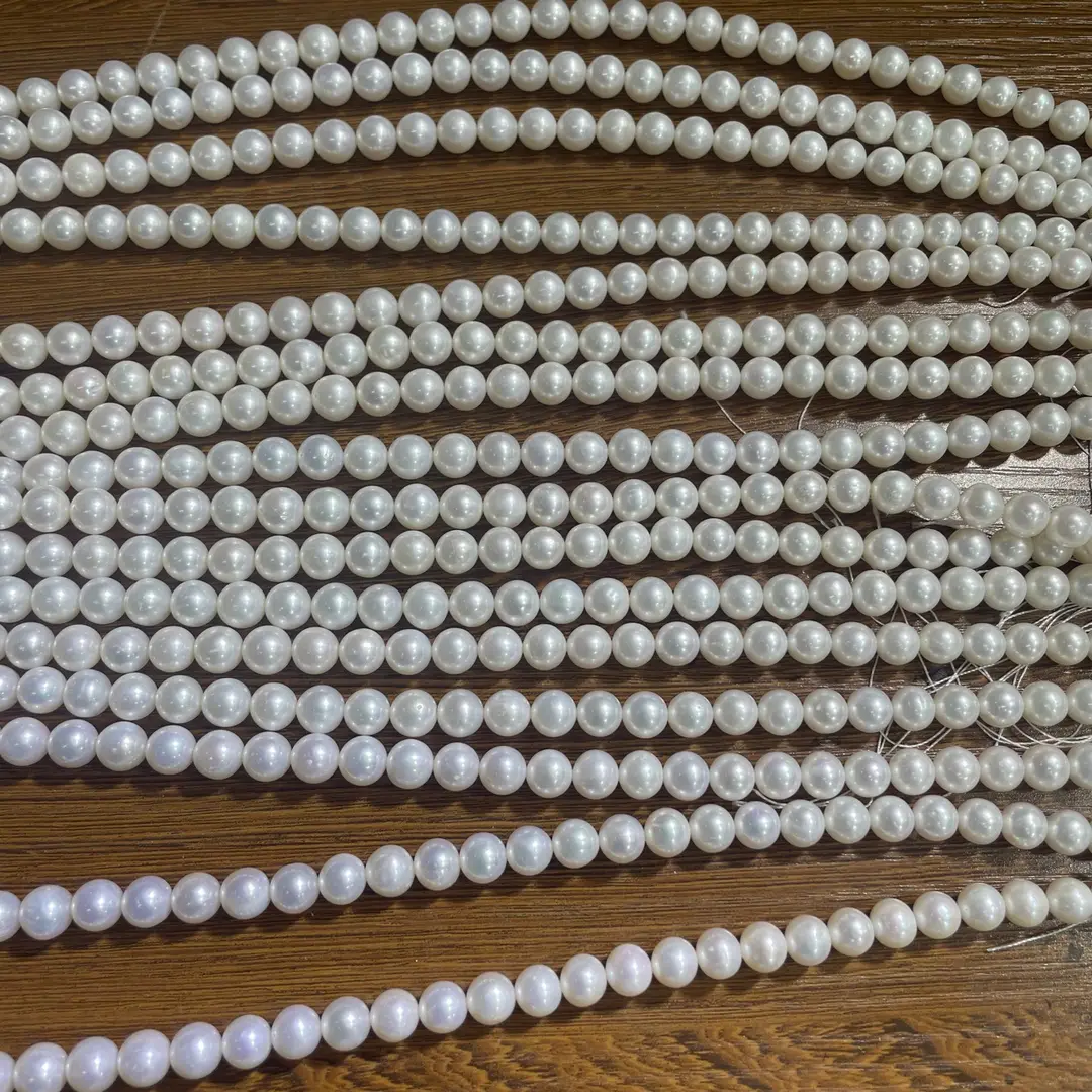 Organic accessory from pearl, accessories, necklace, 8-9mm, DIY — chobi 21
