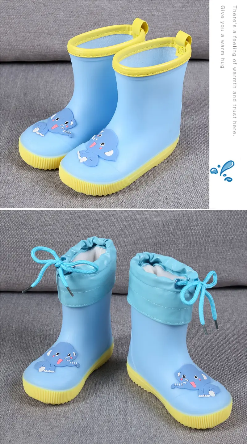 Ploves of dismantling baby rain shoes 1 infant child 3 rain boots men and girls water shoes, children princess cute lightweight shoes — chobi 24