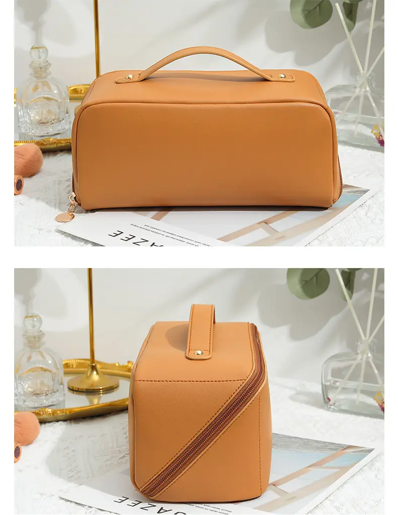 Handheld pillow, brand cosmetic bag, polyurethane organ, travel bag, capacious organizer bag, high-quality style — chobi 13