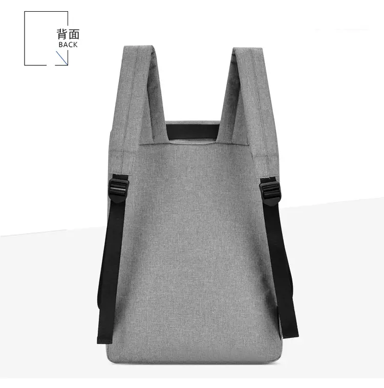 Ultra thin laptop, men's nylon backpack, worn on the shoulder, business version, 15 inch, with your logo imprint — chobi 14