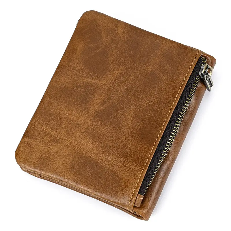 Retro leather wallet for leisure, Amazon, genuine leather — chobi 29