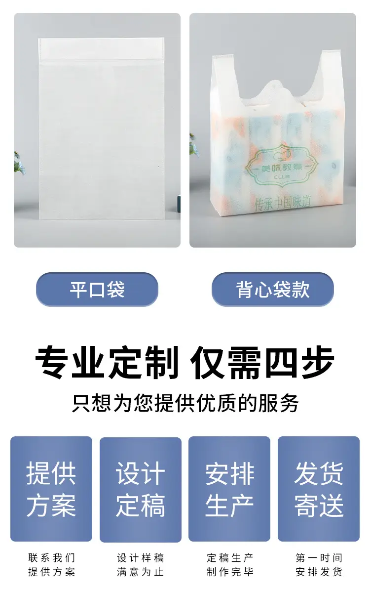 Cloth bag non-woven cloth, shopping bag, linen bag, storage bag, Birthday gift, with your logo imprint — chobi 7