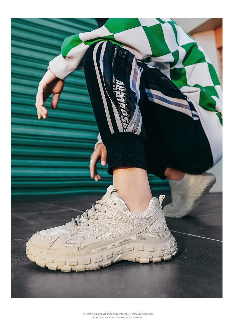 (Cross-border trading), autumn breathable wear-resistant casual footwear, tires, sports running sneakers, autumn season 2025 — chobi 9