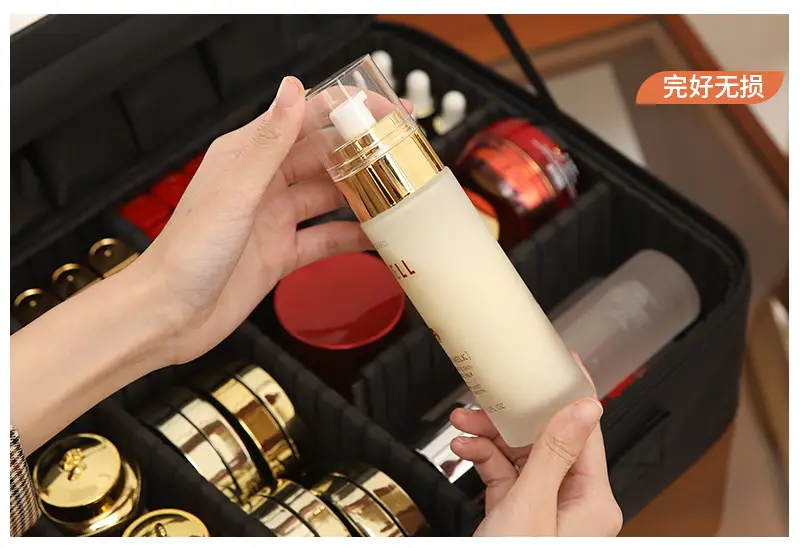 Capacious cosmetic bag, handheld shoulder bag for traveling, brand organizer bag for manicure — chobi 13