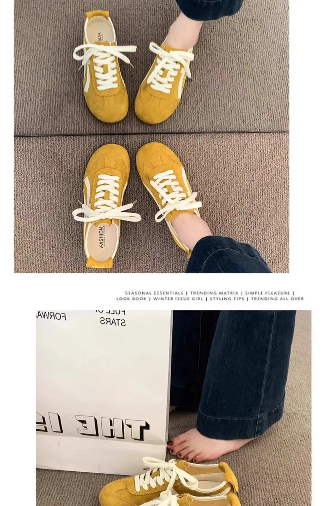 Retro summer GAT shoes, universal sports casual footwear flat for leisure, women's style, Collection Year 2025 — chobi 23
