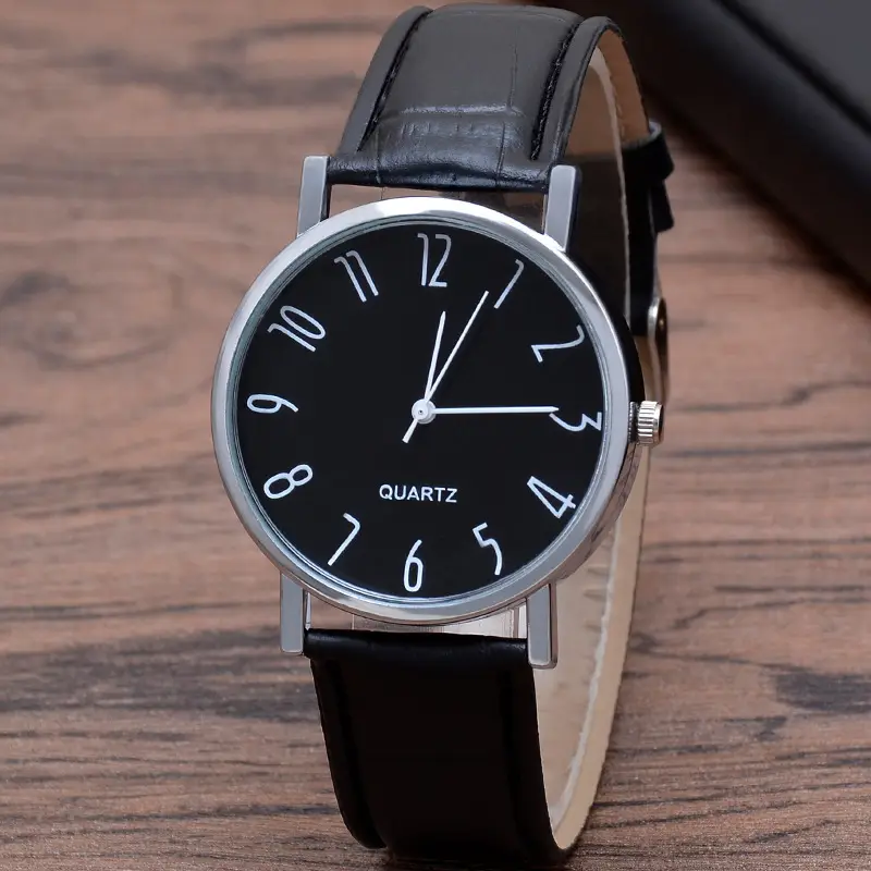 Men's quartz watch, glossy strap — chobi 7