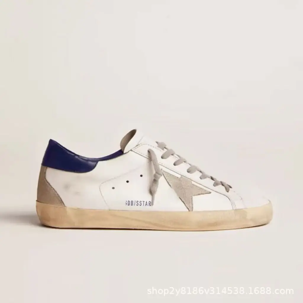 Korean version 2025 new SUPERSTAR genuine leather old retro small dirty shoes women's inner heightening star shoes dirty shoes — chobi 4