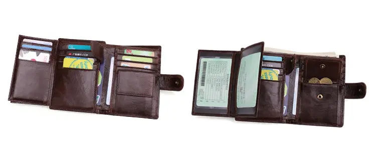 (Cross-border trading), wallet, retro capacious small clutch bag, leather card holder, high-end — chobi 23