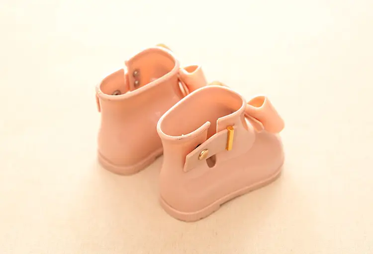 mini sed Children's bow rain boots baby rubber shoes cute rain boots girls fashion waterproof waterproof shoes rain boots a — chobi 35