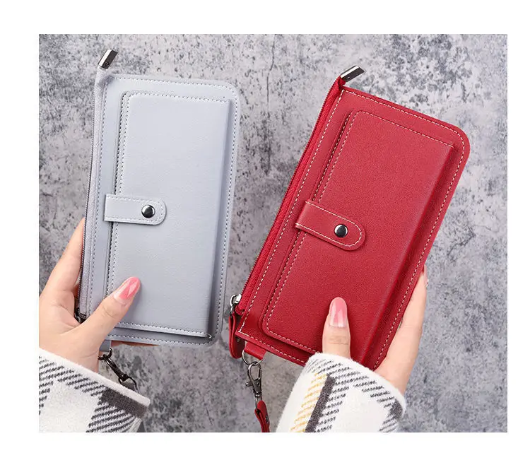 Wallet, shoulder bag, capacious card holder, universal coins, Japanese and Korean — chobi 7