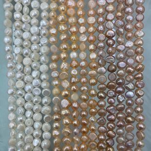 Organic accessory from pearl, accessories, necklace, 8-9mm, DIY — chobi 9