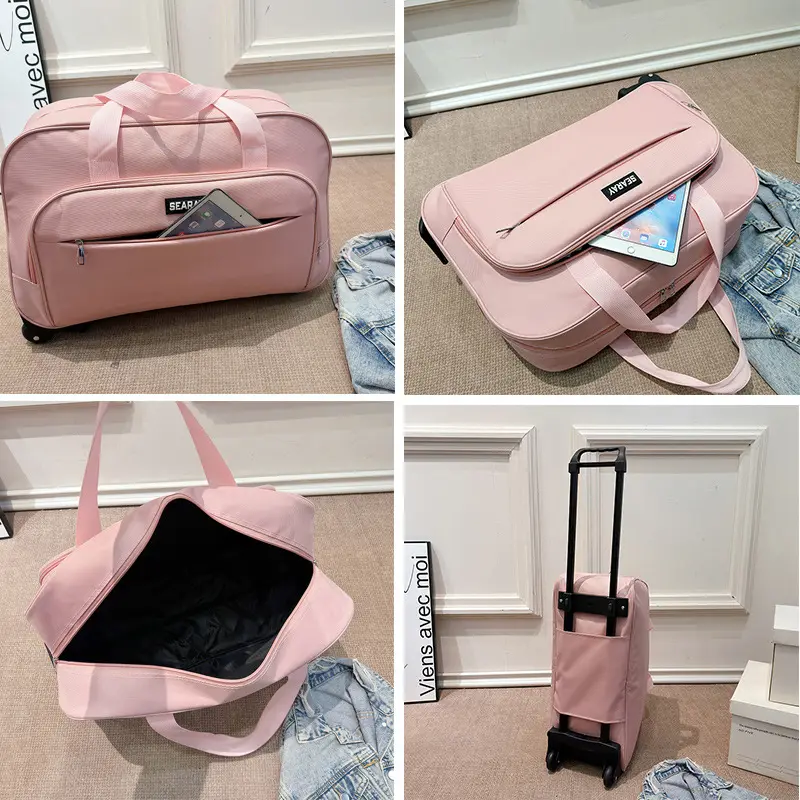 Suitcase, handheld capacious foldable travel bag for men and women — chobi 2