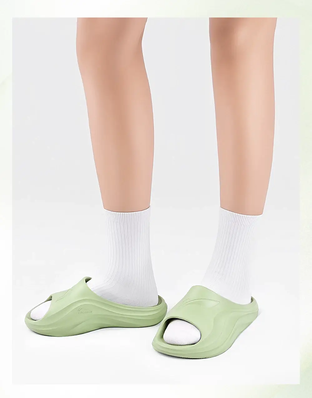 Li Ning, sports slippers for swimming for men and women, summer men's slippers platform, breathable sandals, Collection Year 2026 — chobi 12
