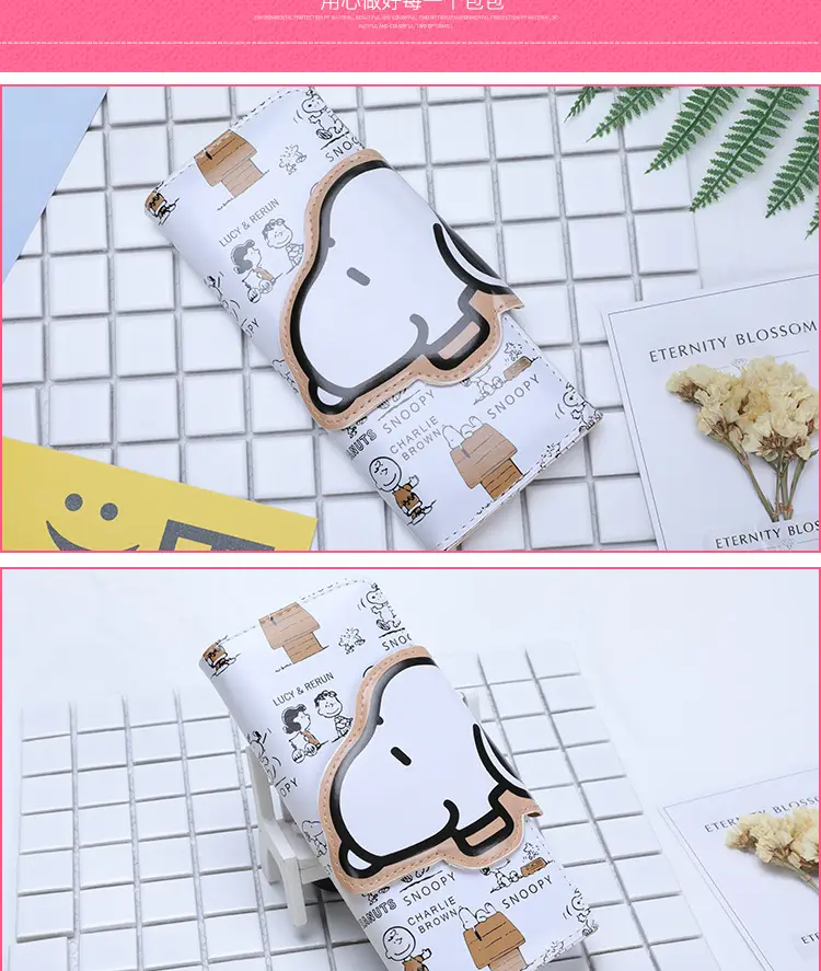 (Cross-border trading), nuby, cartoon long wallet for men and women — chobi 6