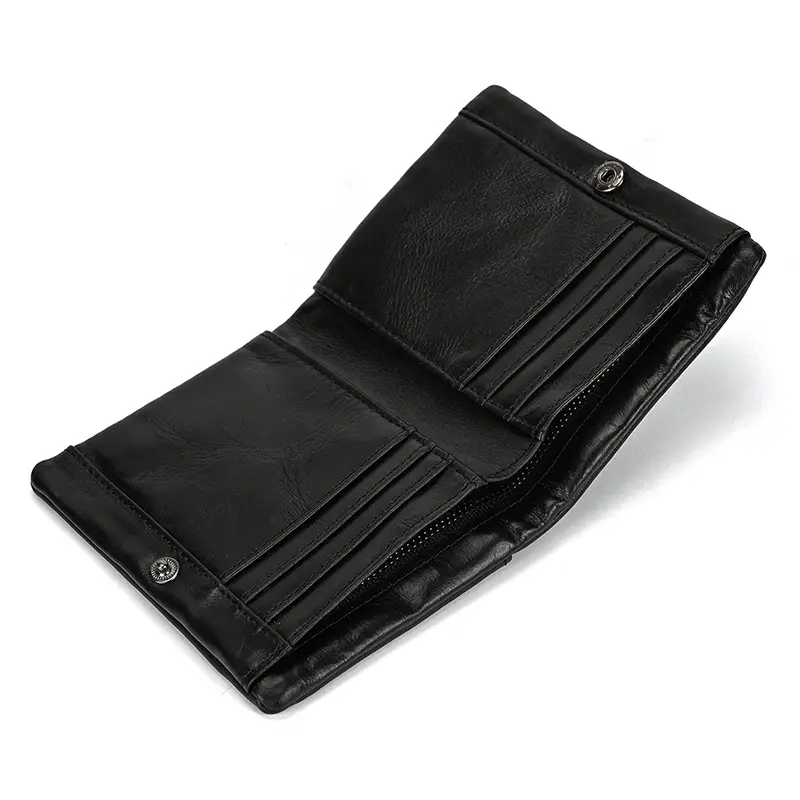 Retro leather wallet for leisure, Amazon, genuine leather — chobi 8