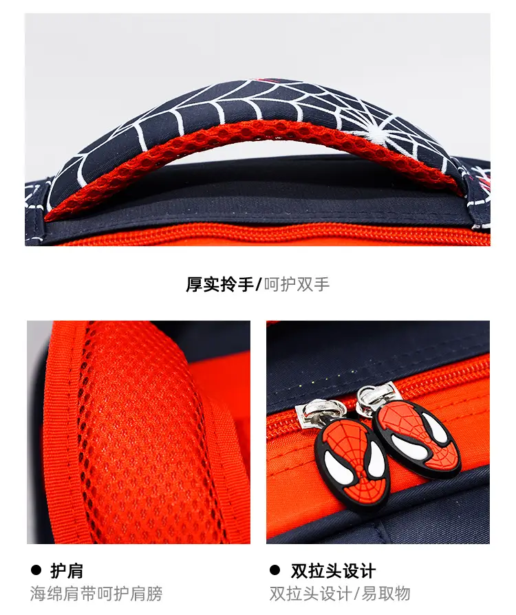 The new one is a generation of European and American cross -border elementary school students EVA schoolbags Spider -Man Waterproof Children's Male Ki — chobi 21