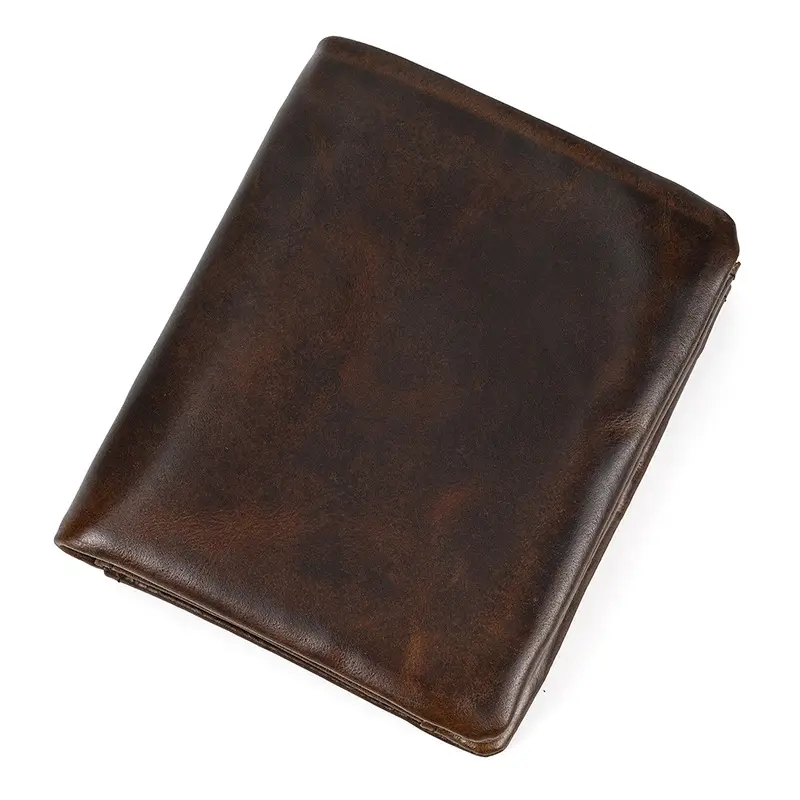 Retro leather wallet for leisure, Amazon, genuine leather — chobi 13