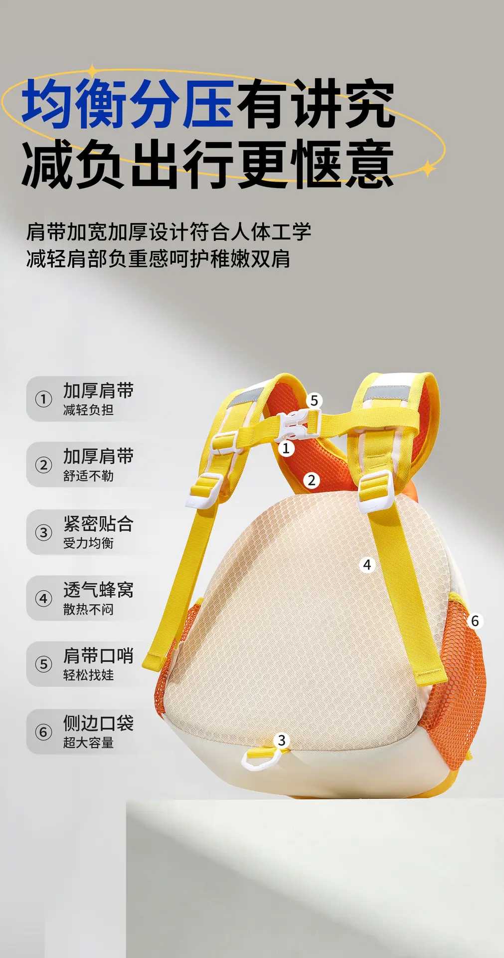 School bag for early age, small children's cartoon backpack, 1-3-6 years — chobi 5