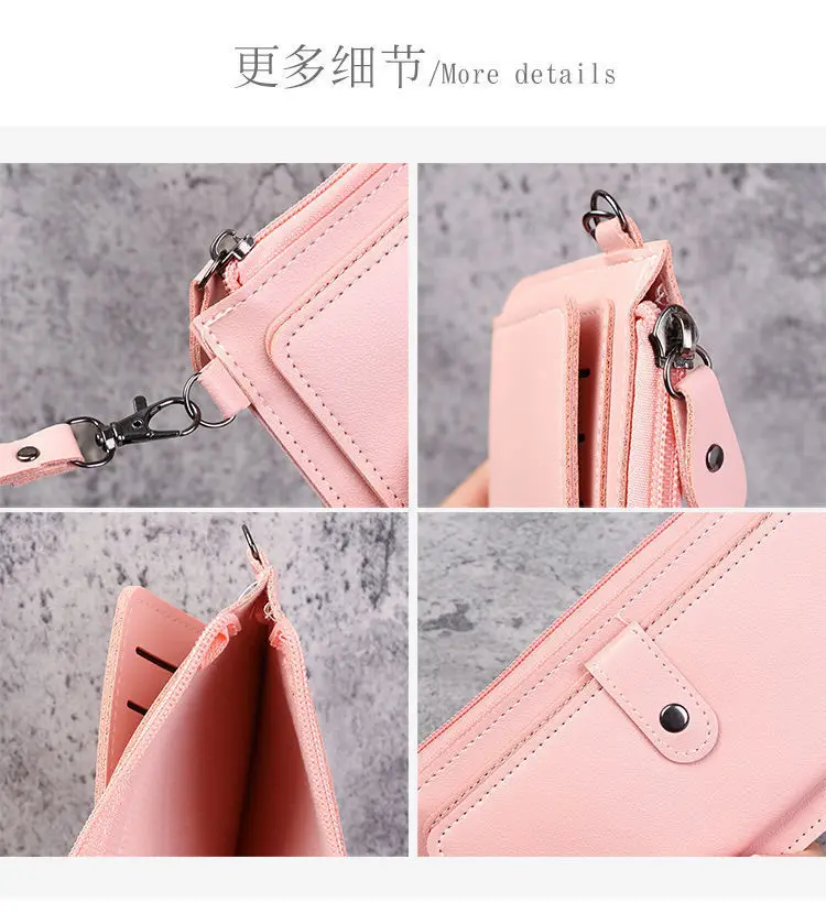 Wallet, shoulder bag, capacious card holder, universal coins, Japanese and Korean — chobi 5