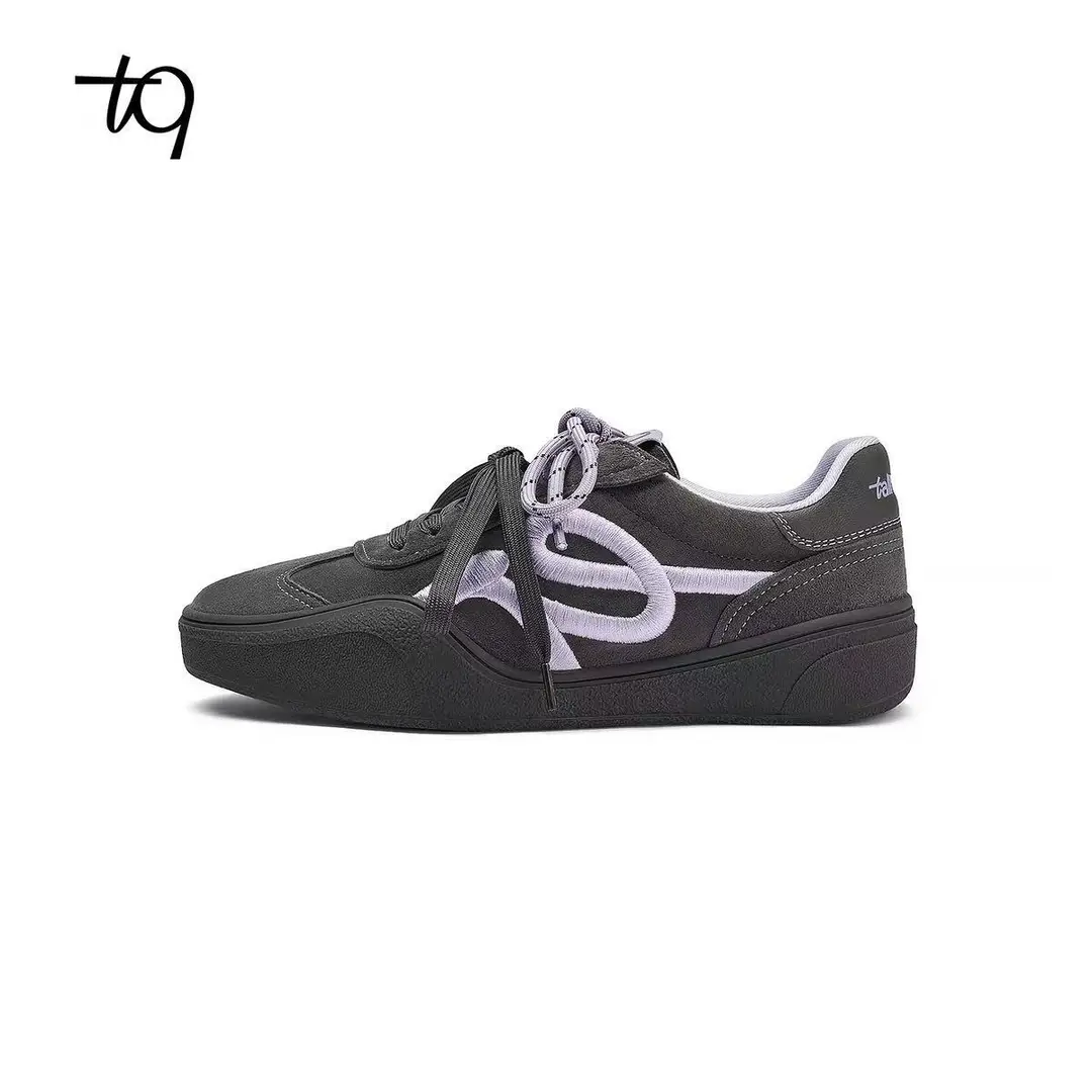 Zhang Yifan's same Talitaqoom caramel moral training shoes spring new white embroidered thick-soled tq casual women's shoes — chobi 5