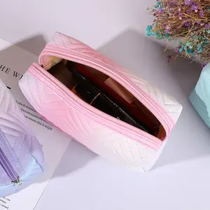 Cosmetic bag, storage system, wallet, hand loop bag, small clutch bag with zipper, cosmetic lipstick, South Korea — chobi 6